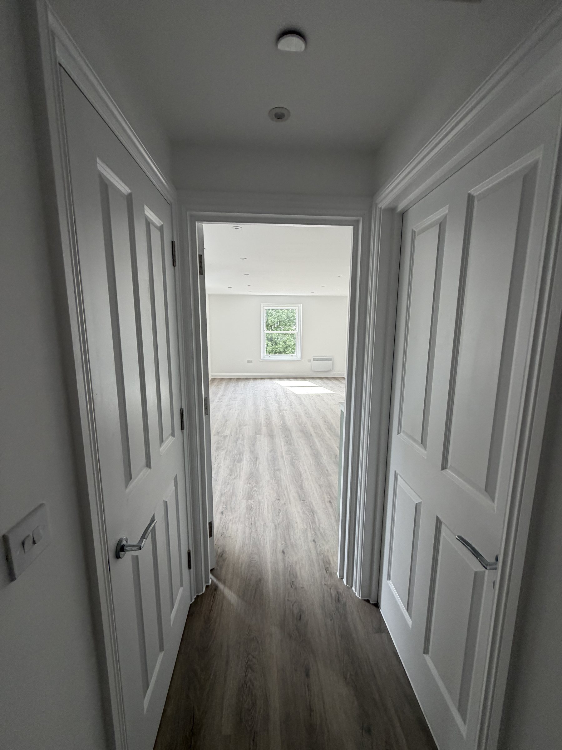 Hallway through to the living space