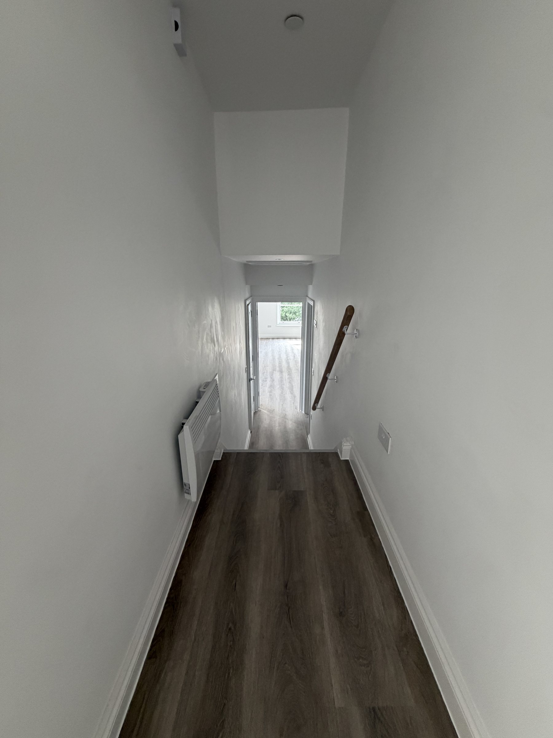 Private stair to the apartment