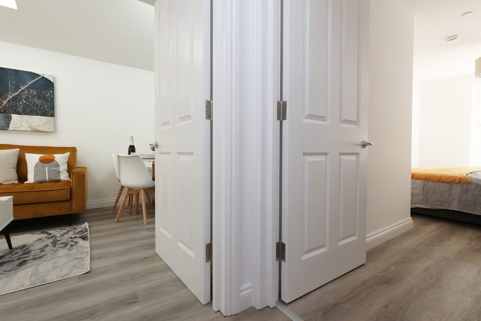 Hall through to the living space