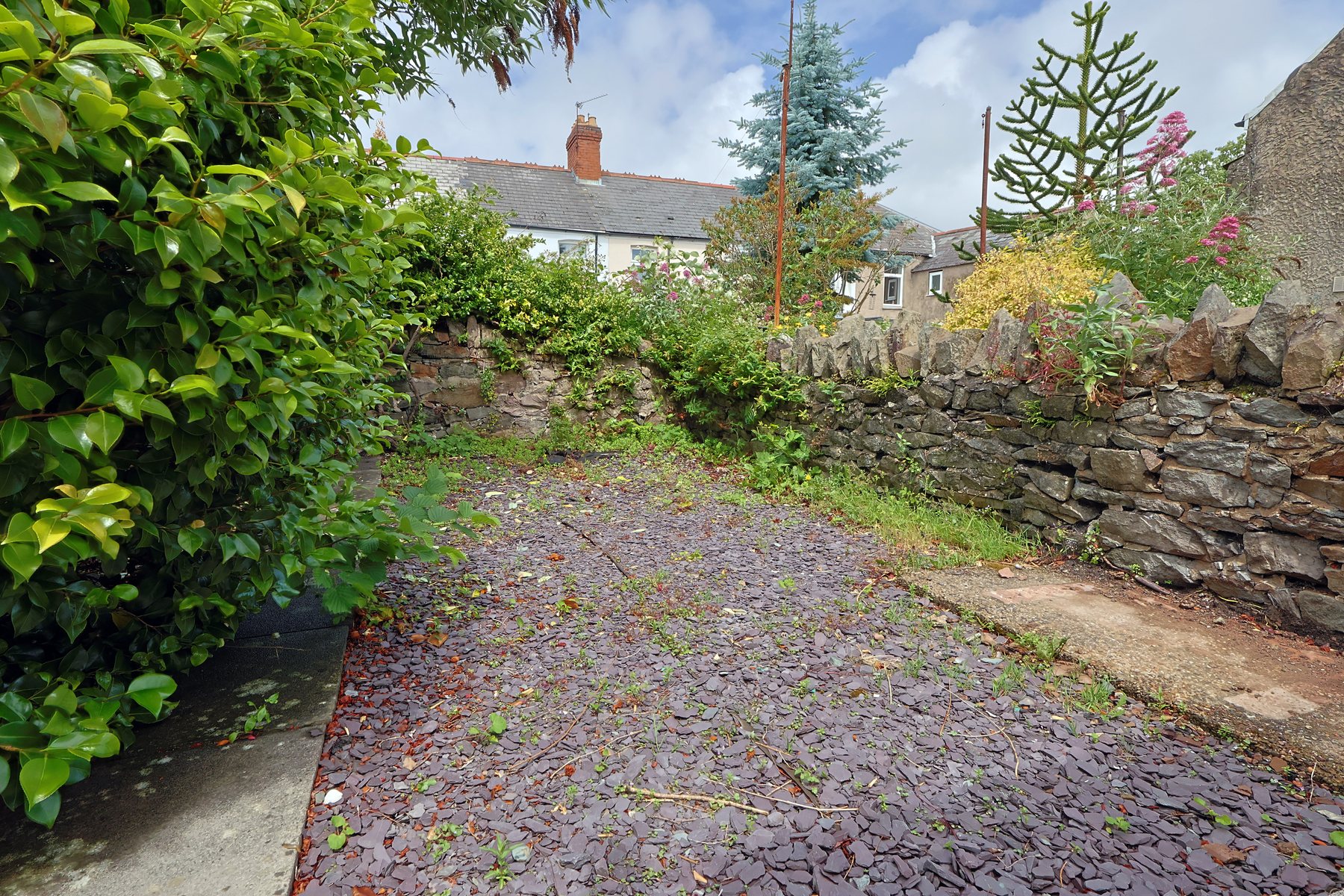 Private garden to the rear